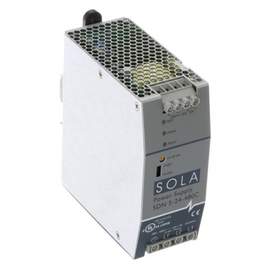 SOLAHD SDN-C THREE PHASE DIN POWER SUPPLY, 120W, 24V OUTPUT, 380-480VAC INPUT (SDN 5-24-480C)